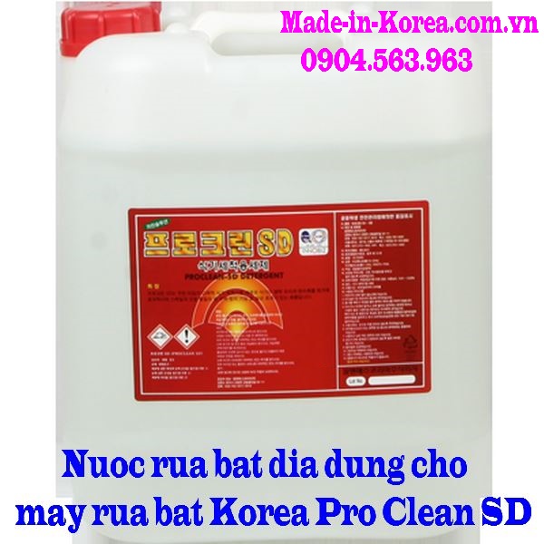 Nước rửa bát dành cho máy rửa bát Korea Pro Clean SD